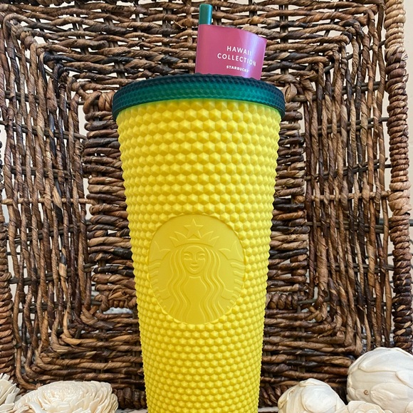 STARBUCKS 2020 HAWAII EXCLUSIVE COLLECTION 24oz Pineapple Tumbler NEVER USED! - Picture 1 of 4